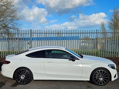 Used Mercedes C200 AMG line 184 HP (135 kW) 2018 White Coupe