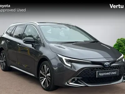 Used Toyota Corolla Design 140 HP (102 kW) 2025 Decuma grey (metallic paint) Estate