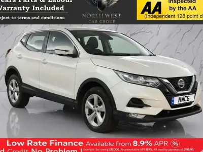 Used Nissan Qashqai Acenta Premium 115 HP (84 kW) 2018 White SUV