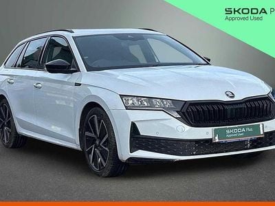 Used Skoda Octavia SportLine 147 HP (108 kW) 2025 Moon white metallic Estate