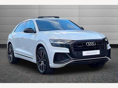 White Used 2021 Audi Q8 Comfort SUV | £38,995 (Fair price)