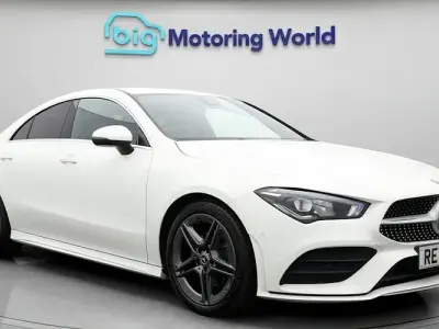 Used Mercedes CLA180 AMG line 136 HP (100 kW) 2022 White Coupe