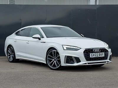 White Used 2022 Audi A5 S-Line Coupe | £26,998 (Fair price)