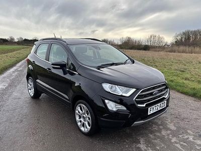Used Ford Ecosport Titanium 125 HP (91 kW) 2022 Black SUV
