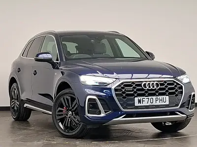 Used Audi Q5 S-Line 265 HP (194 kW) 2020 Blue SUV
