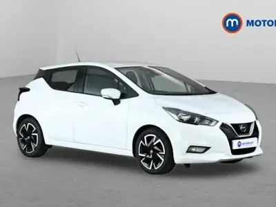 Used Nissan Micra Acenta 92 HP (67 kW) 2021 White Hatchback