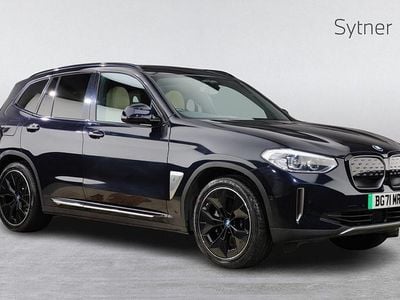 Black Used 2021 BMW iX3 Shadowline SUV | £24,500 (Fair price)