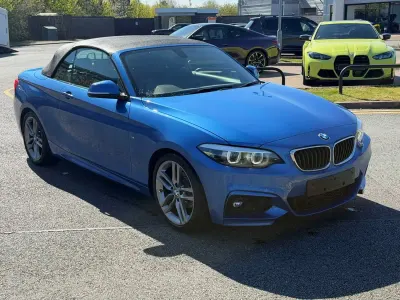 Begagnad BMW 218 M Sport 148 HK (108 kW) 2018 Blå Cab