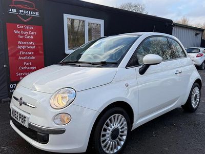 Used Fiat 500 Lounge 69 HP (50 kW) 2012 White Hatchback