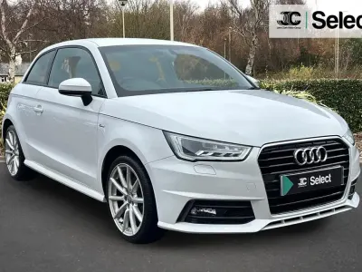 Used Audi A1 S-Line 123 HP (90 kW) 2017 White Hatchback