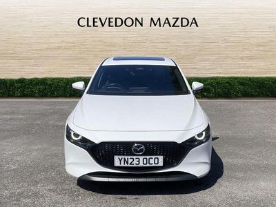 Used Mazda 3 Exclusive-Line 186 HP (136 kW) 2023 White Hatchback