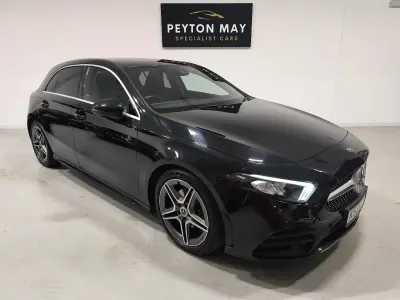 Used Mercedes A180 AMG line 116 HP (85 kW) 2020 Black Hatchback