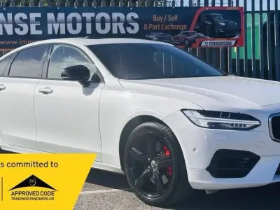 Usado Volvo S90 R-Design 390 CV (286 kW) 2019 Blanco Berlina