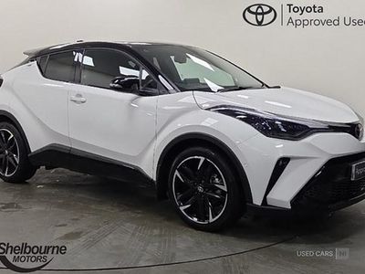 White/black Used 2023 Toyota C-HR Sport SUV | £21,495 (Fair price)