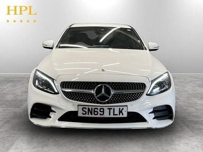 Used Mercedes C300 AMG line 258 HP (189 kW) 2019 White Sedan