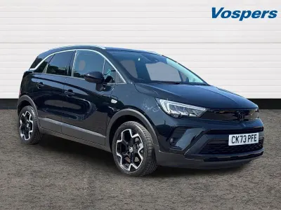 Used Vauxhall Crossland Ultimate 108 HP (79 kW) 2023 Black SUV