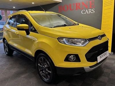 Yellow Used 2016 Ford Ecosport Titanium SUV | £5,442 (Fair price)