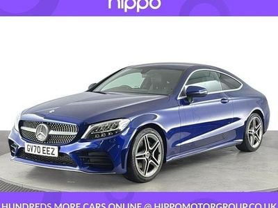 Blue Used 2020 Mercedes C200 AMG line Coupe | £18,620 (Fair price)
