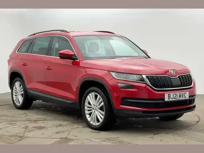 Używany Skoda Kodiaq SE L 150 KM (110 kW) 2021 Czerwony SUV