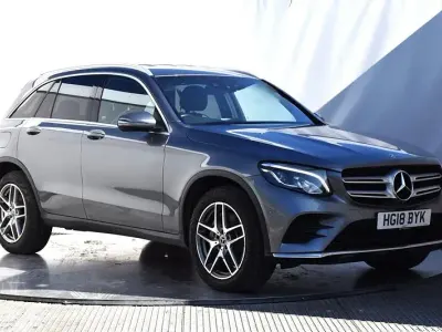Used Mercedes GLC250 AMG line 208 HP (152 kW) 2018 Grey SUV