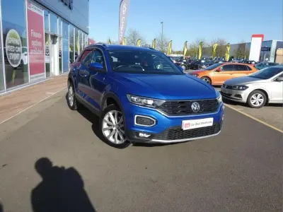Used VW T-Roc SEL 150 HP (110 kW) 2019 Blue SUV