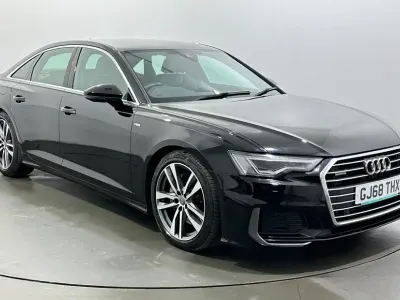 Begagnad Audi A6 S-Line 286 HK (210 kW) 2018 Svart Sedan