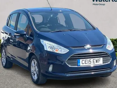 Used Ford B-MAX Zetec 100 HP (73 kW) 2015 Blue MPV