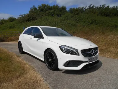 Used Mercedes A180 AMG Line Premium 2016 White Hatchback
