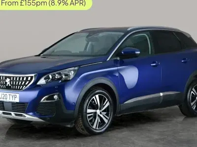 Used Peugeot 3008 Allure 131 HP (96 kW) 2020 Blue Estate