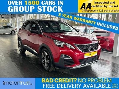 Used Peugeot 3008 GT-line 130 HP (95 kW) 2019 Red SUV