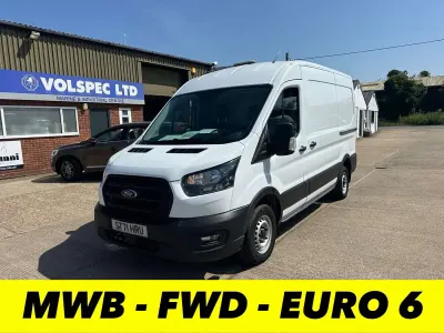 Used Ford Transit S 105 HP (77 kW) 2021 White Van