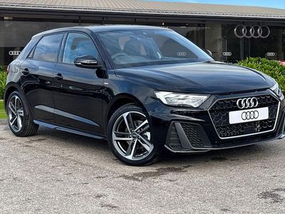 New Audi A1 Sportback S-Line 2026 Black Hatchback