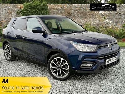 Used Ssangyong (KGM) Tivoli 128 HP (94 kW) 2019 Blue SUV