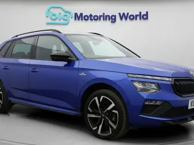 Used Skoda Kamiq Monte Carlo 116 HP (85 kW) 2025 Blue SUV