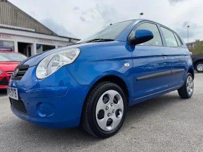 Used Kia Picanto 64 HP (47 kW) 2009 Blue Hatchback