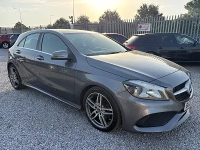 Used Mercedes A180 AMG line 109 HP (80 kW) 2017 Grey Hatchback