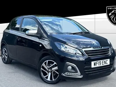 Used Peugeot 108 Collection 72 HP (52 kW) 2019 Black Hatchback