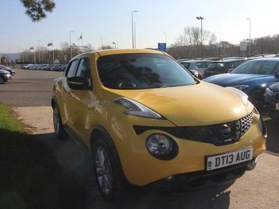 Used Nissan Juke Acenta Premium 116 HP (85 kW) 2014 Yellow SUV