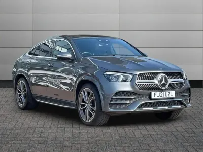 Käytetty Mercedes GLE400 AMG Line Premium Plus 325 HP (239 kW) 2021 Harmaa Coupe - kaksiovinen