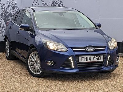 Used Ford Focus Zetec 2014 Blue Hatchback