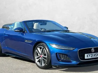 Używany Jaguar F-Type R-Dynamic 300 KM (220 kW) 2021 Niebieski Kabriolet