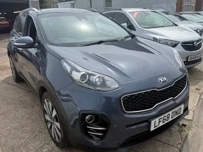 Begagnad Kia Sportage 141 HK (103 kW) 2018 Blå SUV