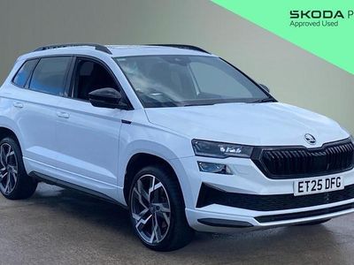 Used Skoda Karoq SportLine 150 HP (110 kW) 2025 White SUV