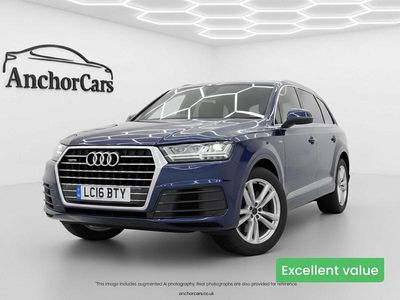 Used Audi Q7 S-Line 218 HP (160 kW) 2016 Black SUV