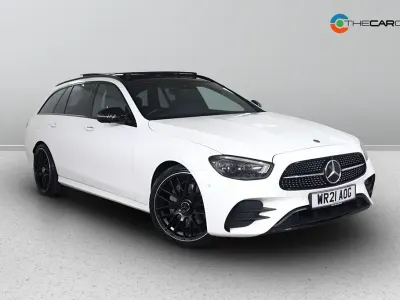 Used Mercedes E220 AMG line 194 HP (142 kW) 2021 White Estate