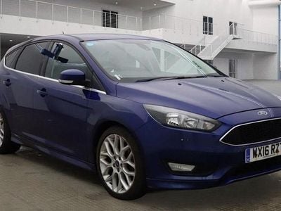 Blue Used 2016 Ford Focus Zetec Hatchback | £6,999 (Fair price)