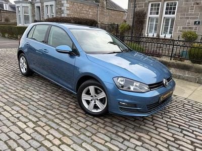 Used VW Golf VII Match 110 HP (80 kW) 2015 Blue Hatchback