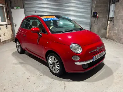 Used Fiat 500 Lounge 69 HP (50 kW) 2014 Red Hatchback
