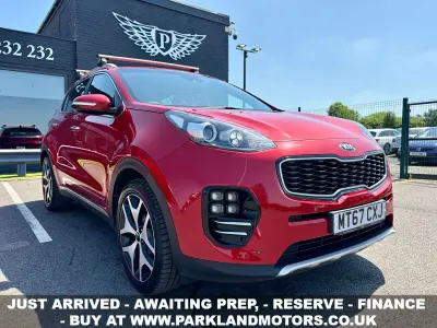 Used Kia Sportage GT-Line 115 HP (84 kW) 2017 Red SUV