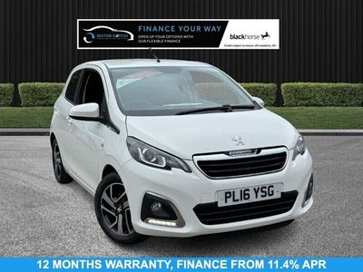 used Peugeot 108 1.2 PURETECH ALLURE 3d 82 BHP